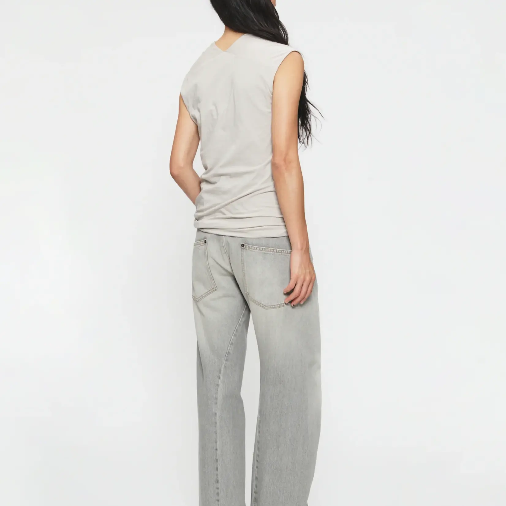 6397 6397 Big Twisted Seam Jean Light Tinted Grey