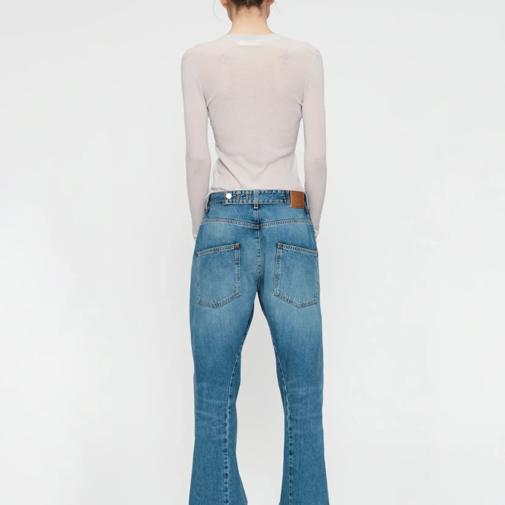 6397 6397 Big Twisted Seam Soft Mid Blue