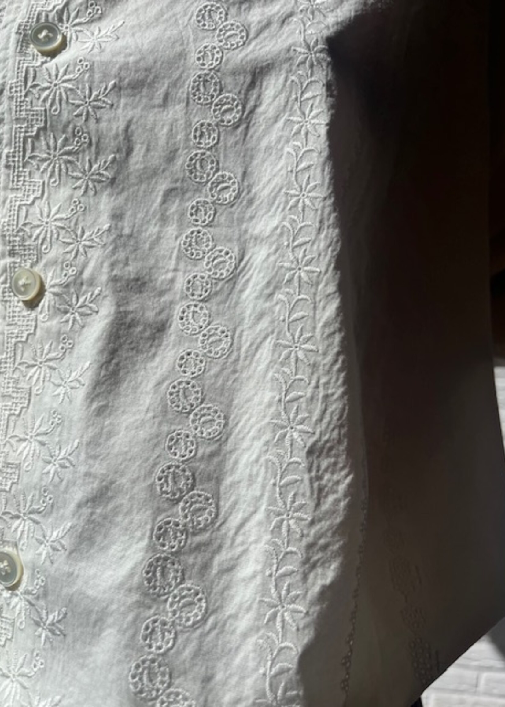 6397 6397 embroided uniform shirt,white