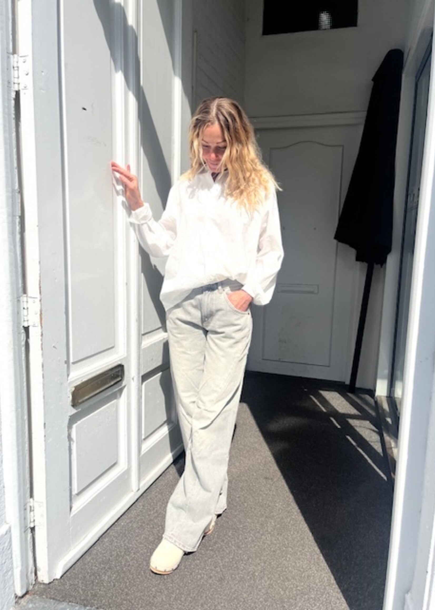 6397 6397 Embroided Uniform Shirt | White