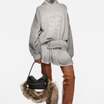 ACNE STUDIOS Acne studios fleece skirt ,grey melange