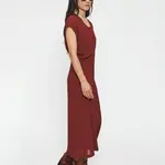 6397 6397 s-curve  dress,bordeaux