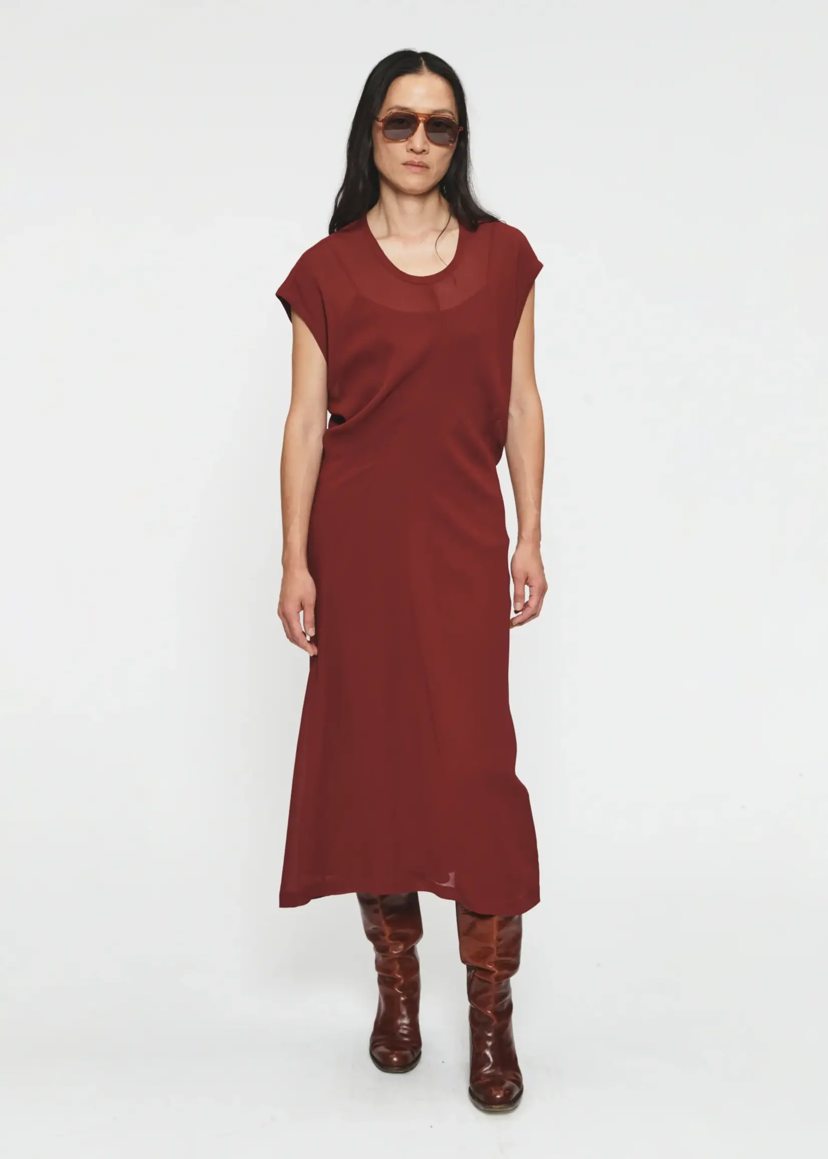 6397 6397 S-Curve  Dress | Bordeaux