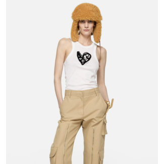 ACNE STUDIOS Acne Studios Logo Tank Top | White