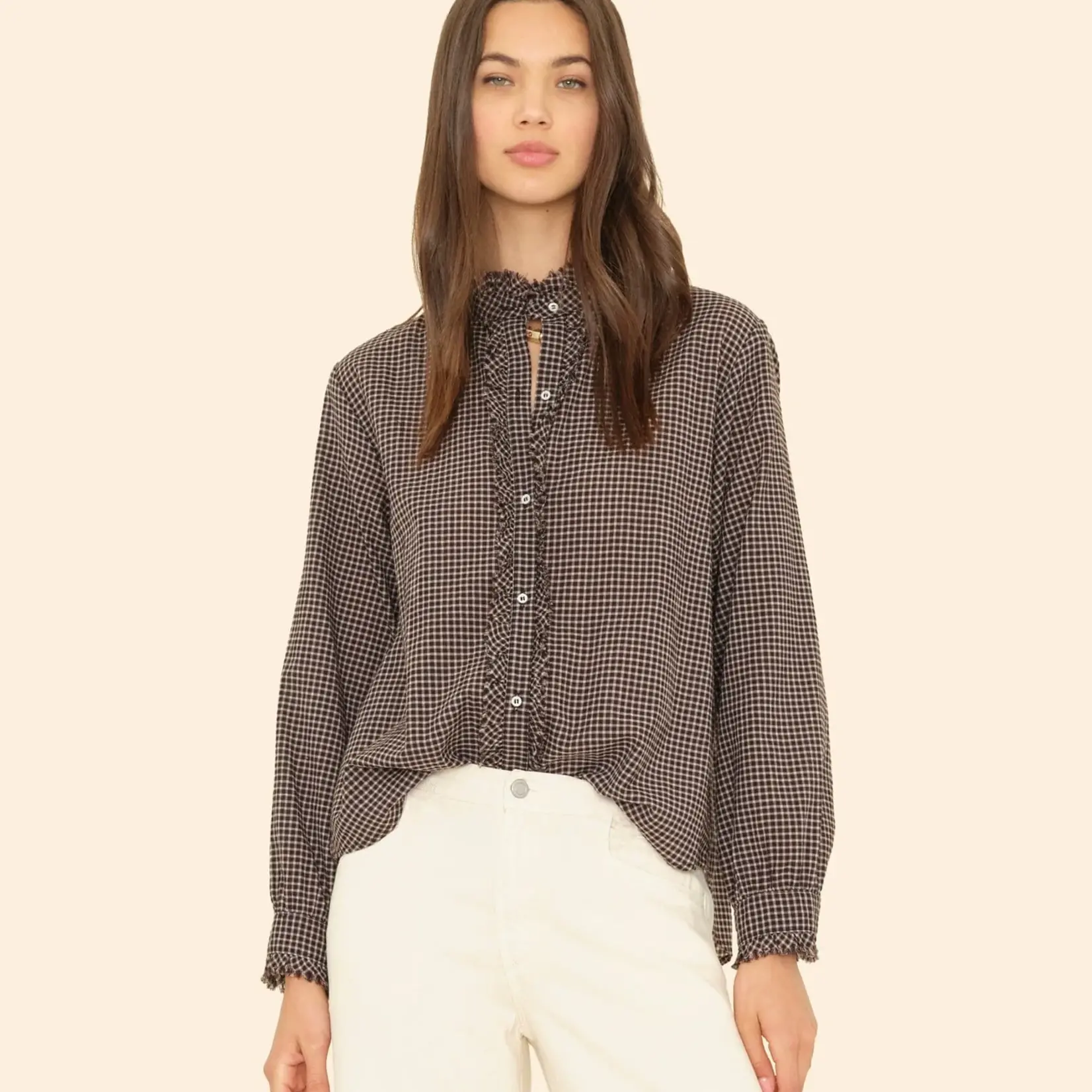 XIRENA Xirena amelie shirt | black pepper