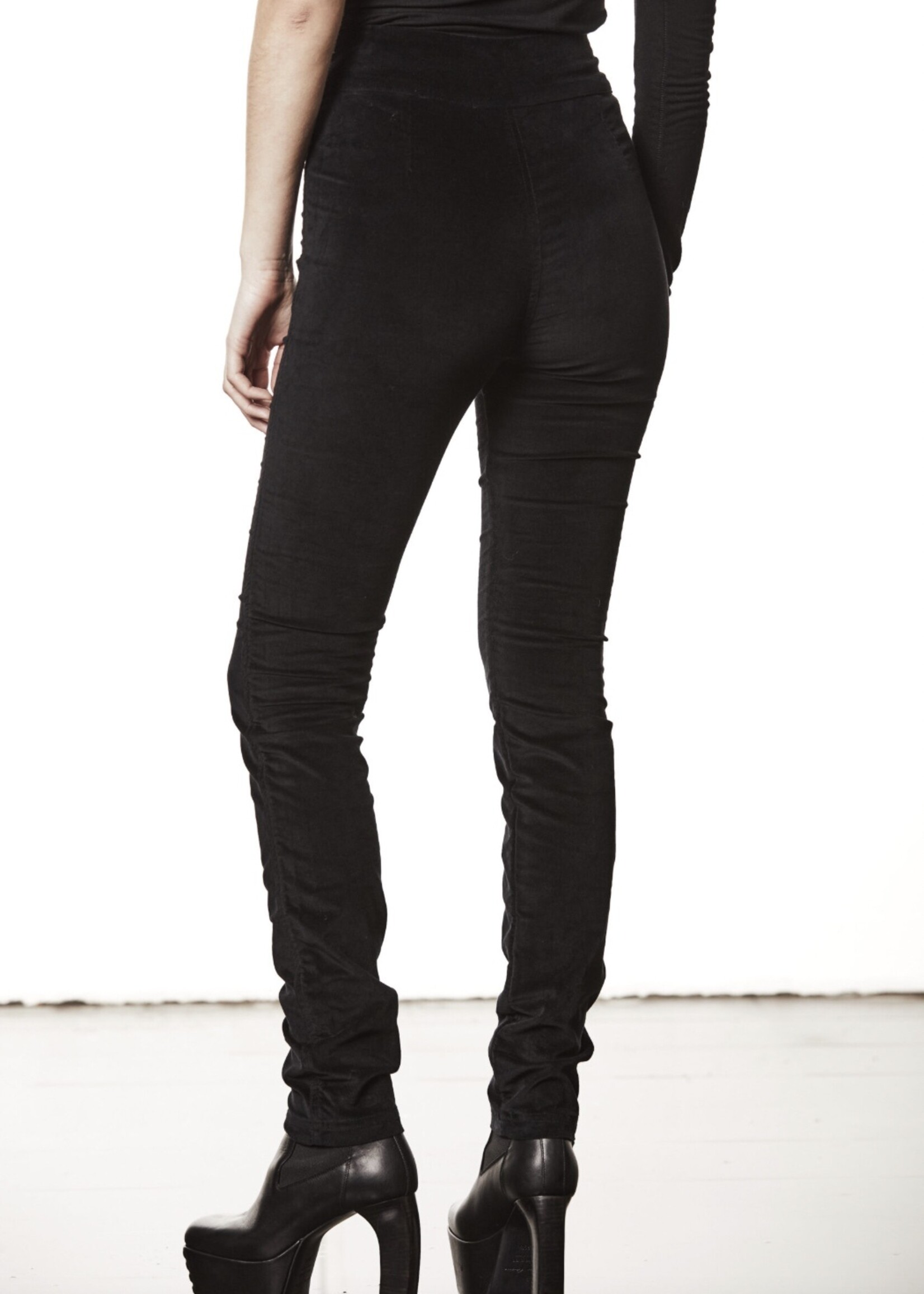 THOM KROM Thom Krom wp10 Velvet Tight Trousers | Black