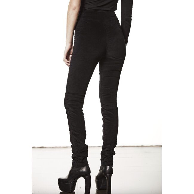 Thom Krom wp10 Velvet Tight Trousers | Black