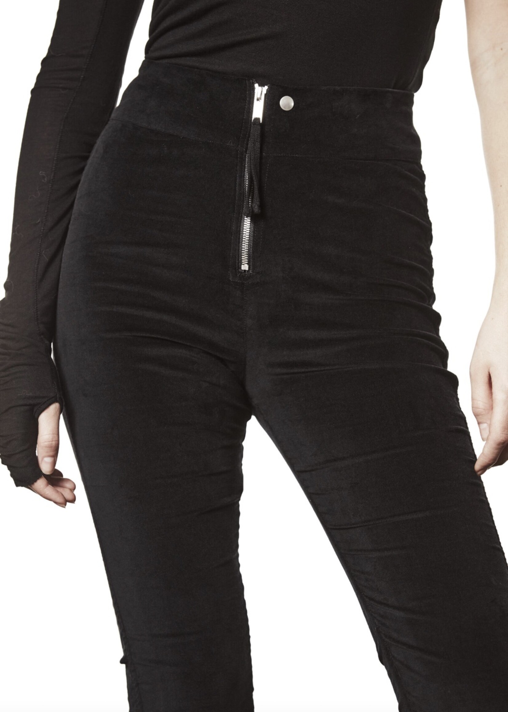 THOM KROM Thom Krom wp10 Velvet Tight Trousers | Black