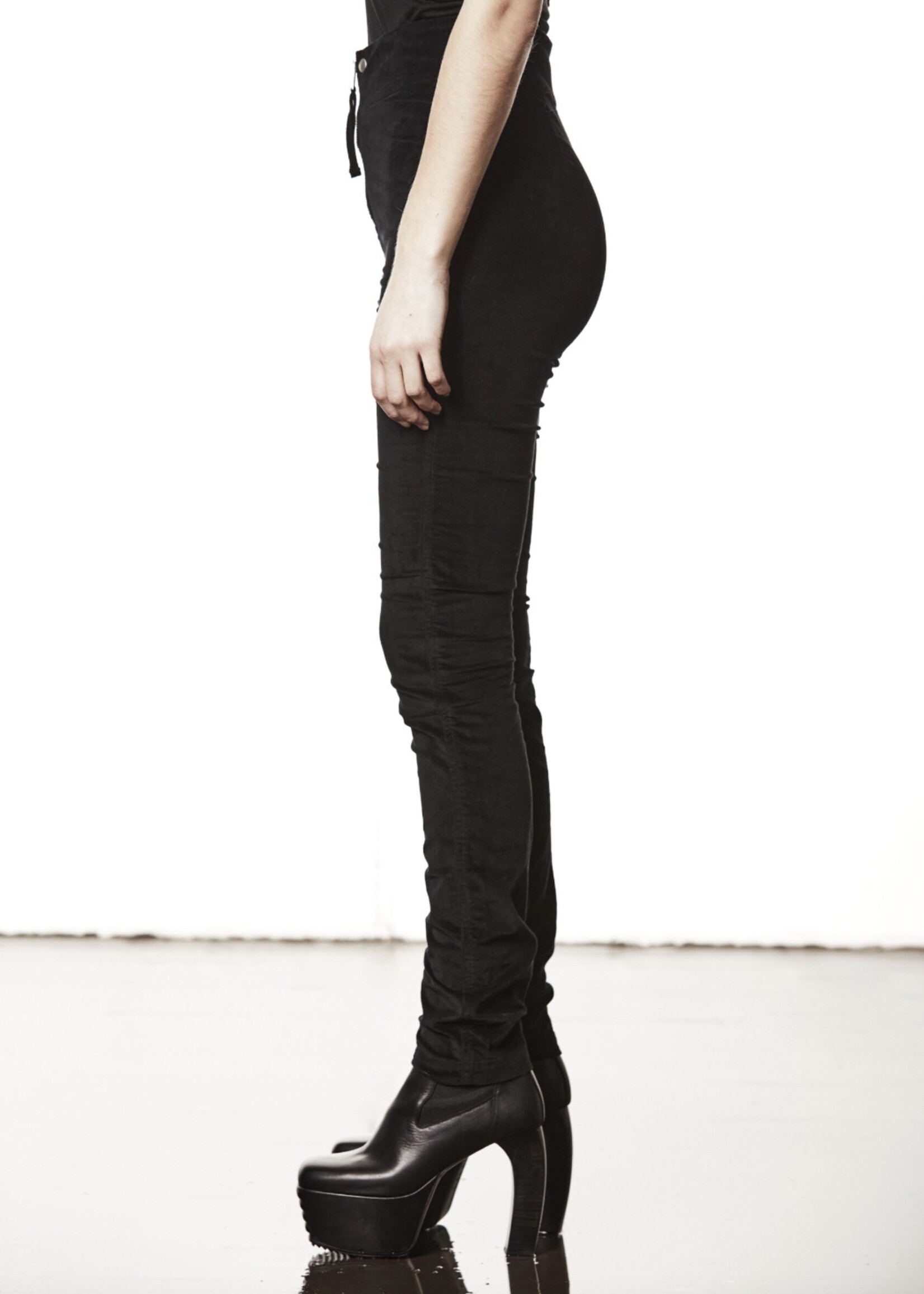 THOM KROM Thom Krom wp10 Velvet Tight Trousers | Black