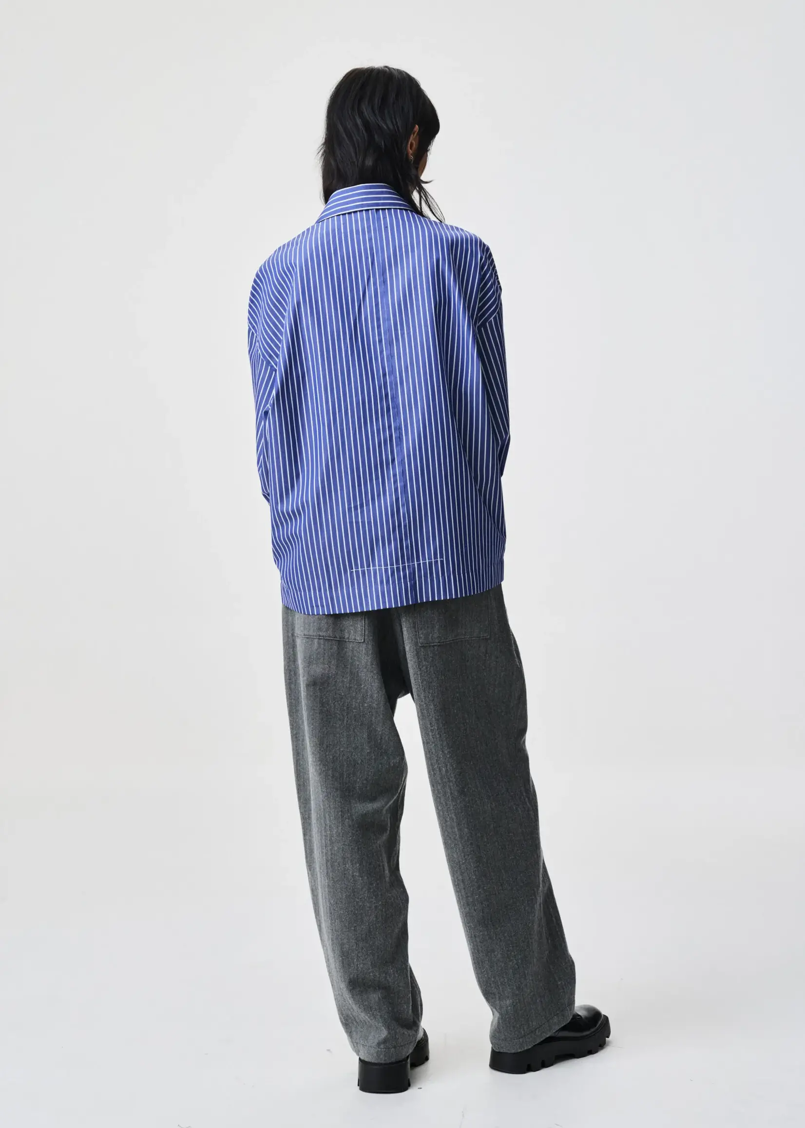 ADNYM Adnym Mila shirt Dark Blue  Stripe