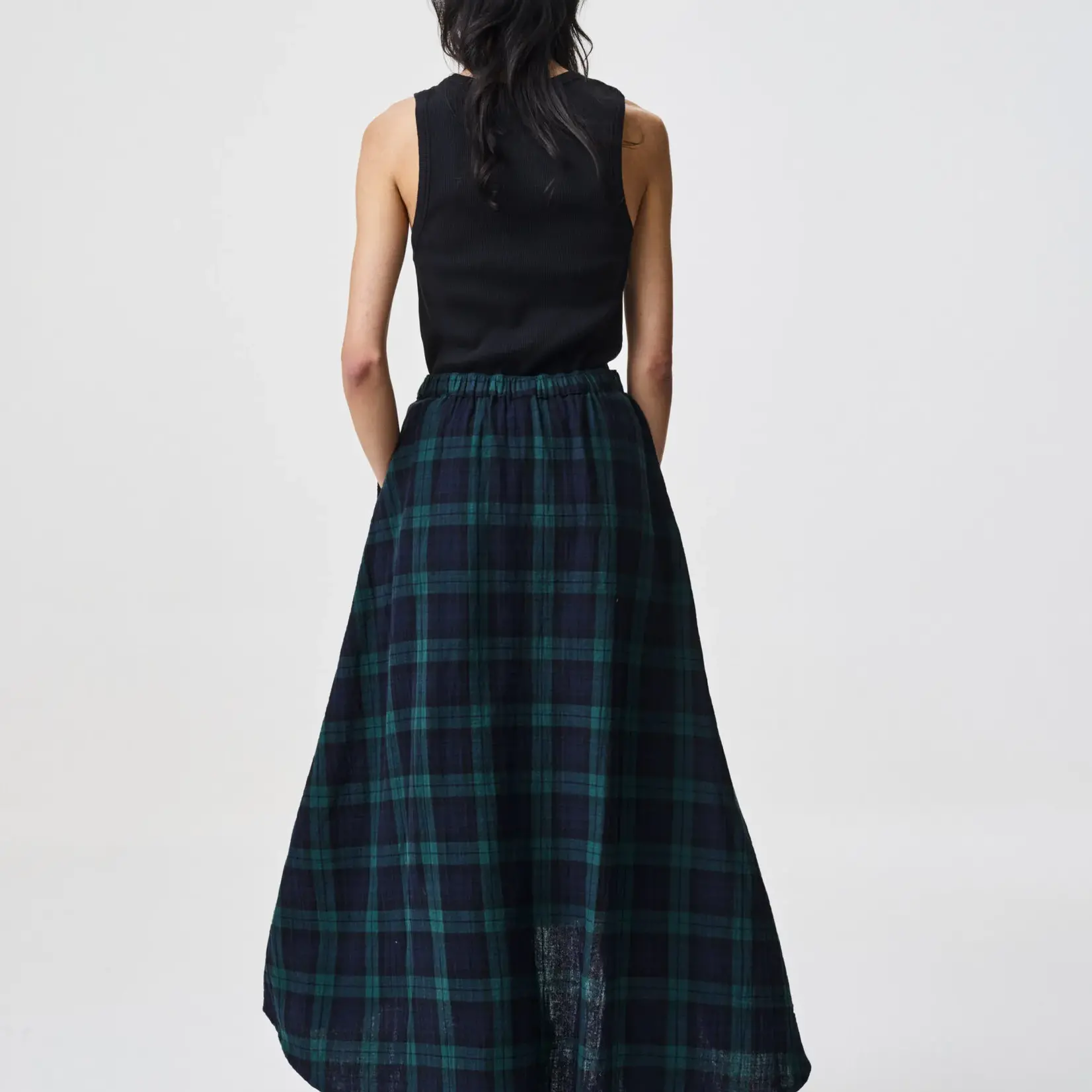 ADNYM Adnym Aya Kilt Green Check