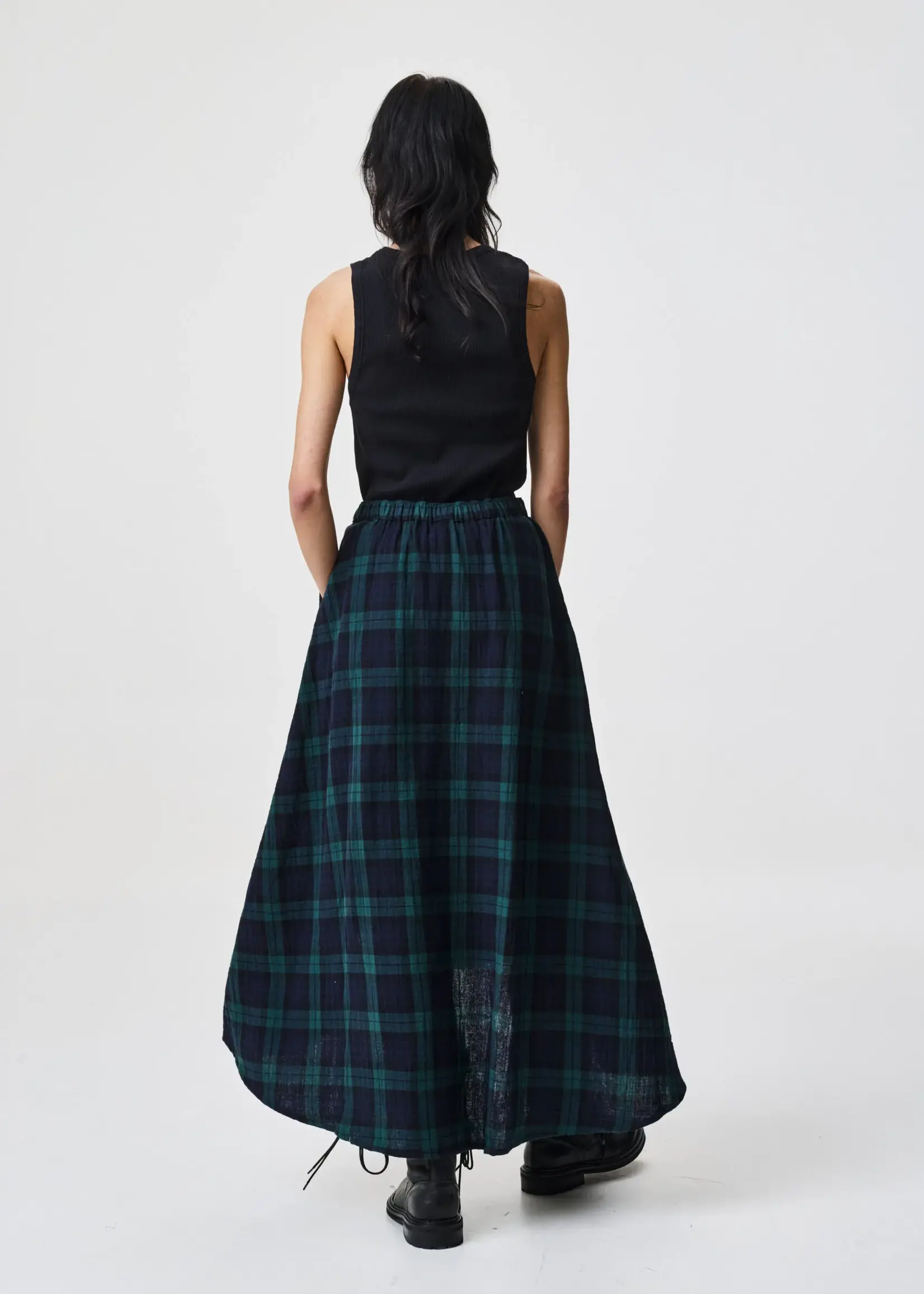 ADNYM Adnym Aya Kilt | Green Check