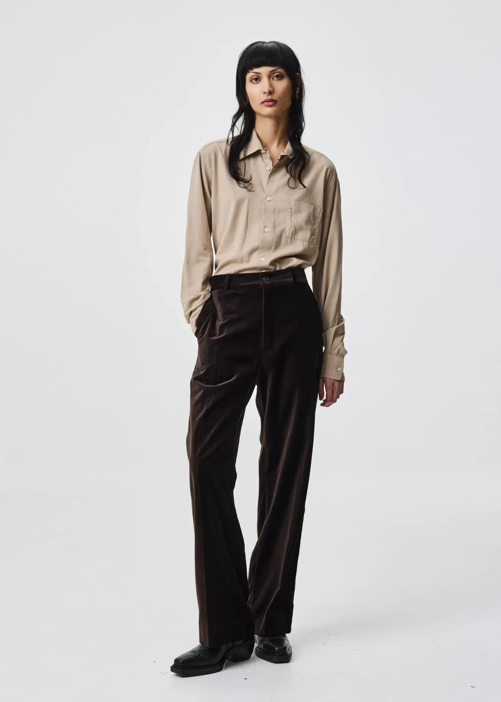 ADNYM Adnym Garcon Trouser | Brown
