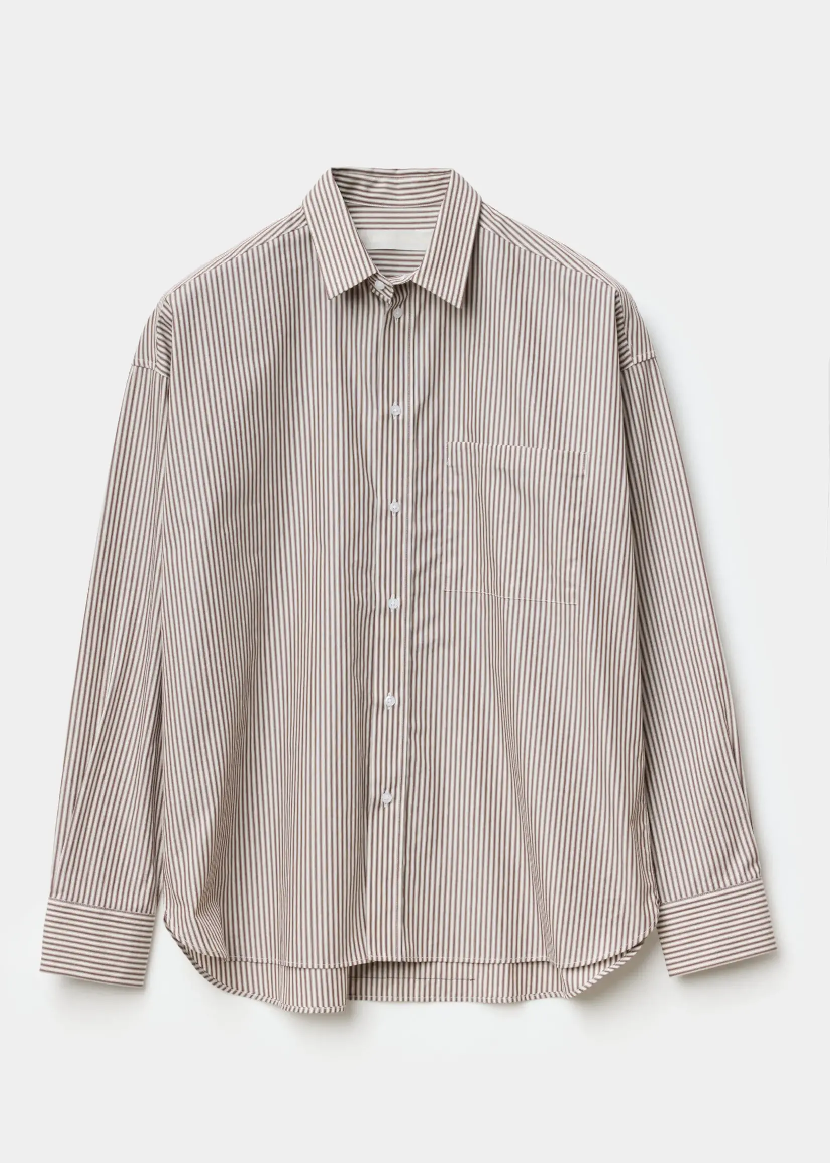 ADNYM Adnym Rahm Shirt | Brown Sripe