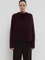 CHRISTIAN WIJNANTS Christian Wijnants Kabriella oversized sweater |plum