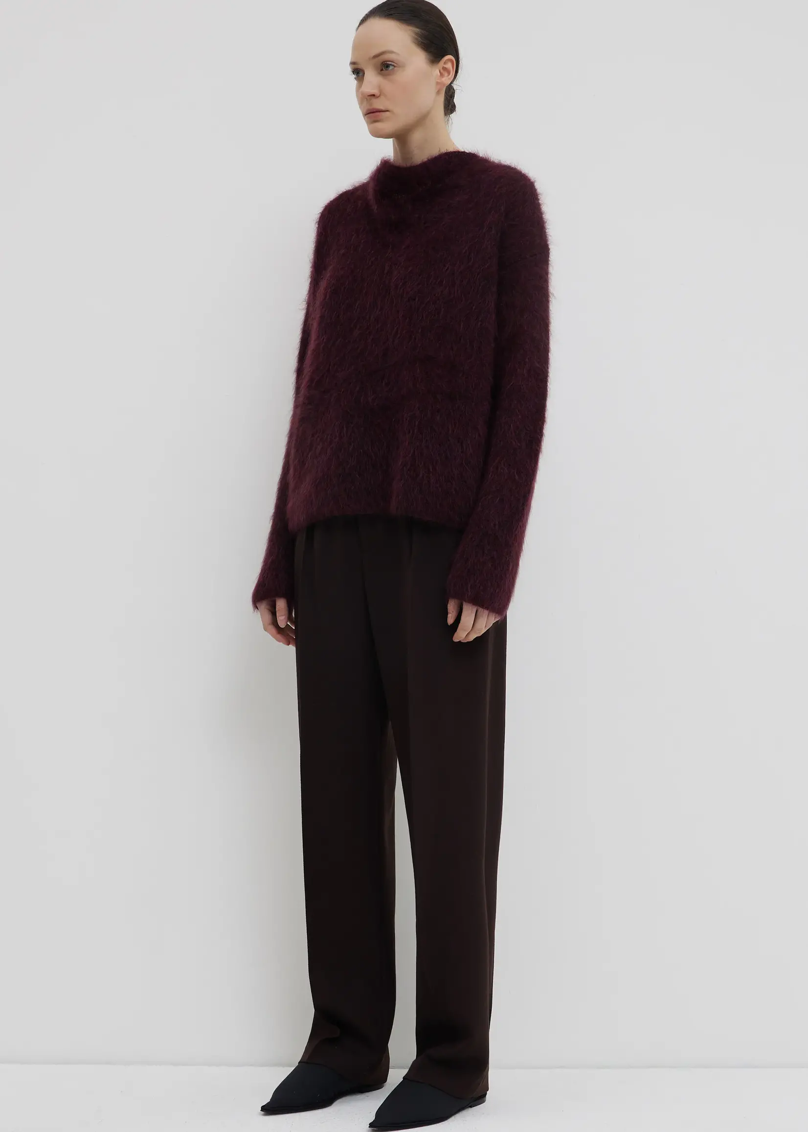 CHRISTIAN WIJNANTS Christian Wijnants Kabriella Oversized Sweater | Plum