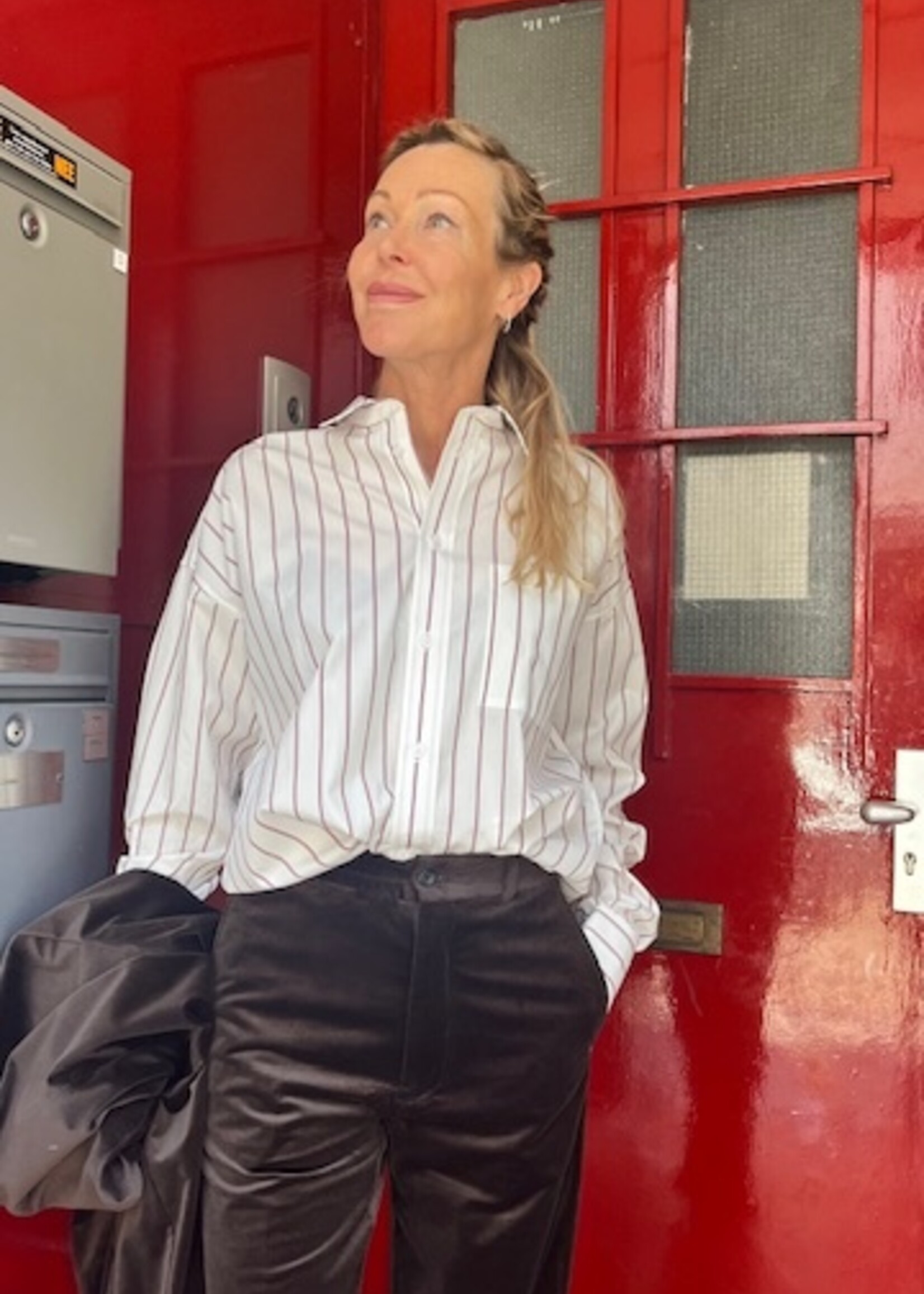 ADNYM Adnym Rahm Shirt | Red Stripe