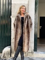 ALTER EGO Alter Ego Cher faux fur coat |brown