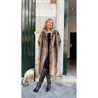 ALTER EGO Alter Ego Cher Faux Fur Coat | Brown