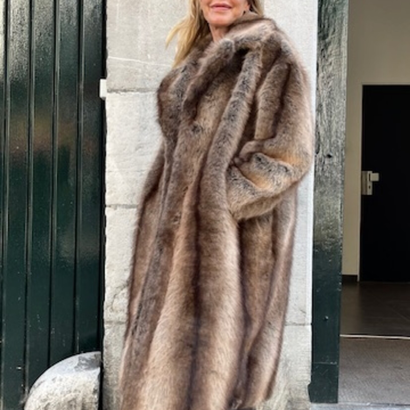 ALTER EGO Alter Ego Cher faux fur coat |brown