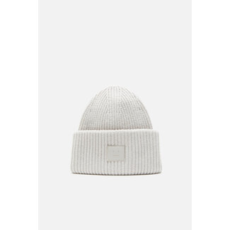 ACNE STUDIOS Acne Studios Large Face Logo Beanie | Light grey