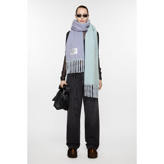 ACNE STUDIOS Acne Studios Bicolor Alpaca scarf | Blue Lightblue