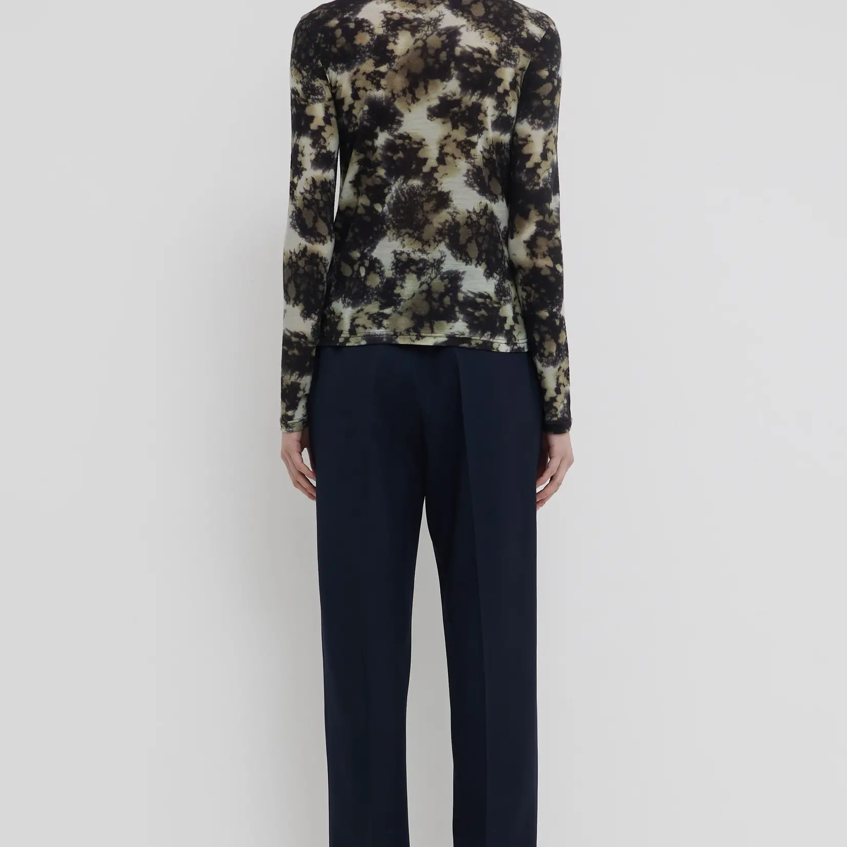 CHRISTIAN WIJNANTS Christian Wijnants tampionelongsleeve jersey top|raisin jasper