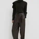 CHRISTIAN WIJNANTS Christian Wijnants Pina pleated wide trousers |seaweed