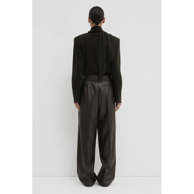 Christian Wijnants Pina Pleated Wide Trousers | Seaweed