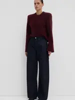 CHRISTIAN WIJNANTS Christian Wijnants Puriaz long and wide barrel jeans| dark denim