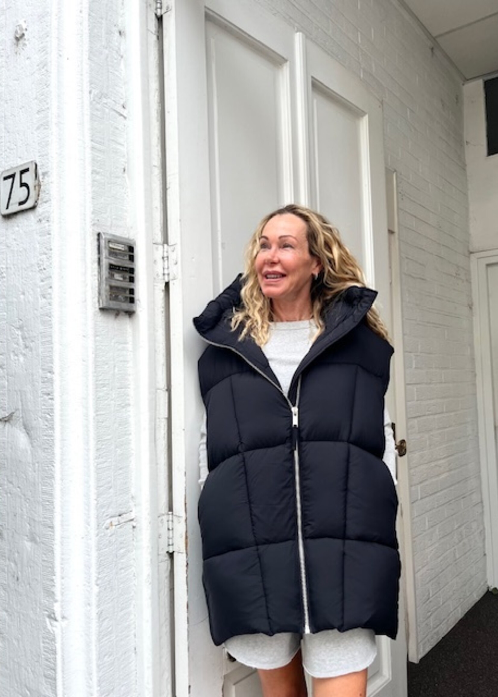 THOM KROM Thom Krom Oversized Body Warmer| Black