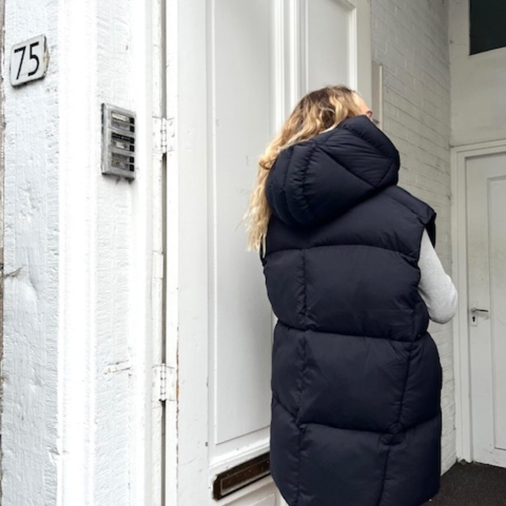THOM KROM Thom Krom oversized body warmer| black