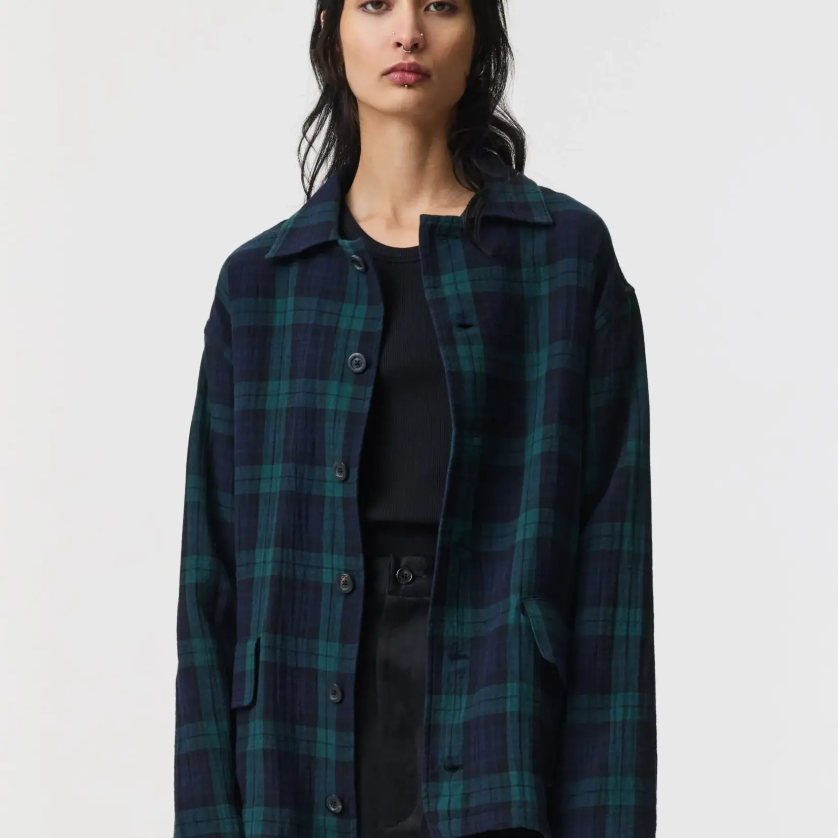 ADNYM Adnym Blade shirt|green check