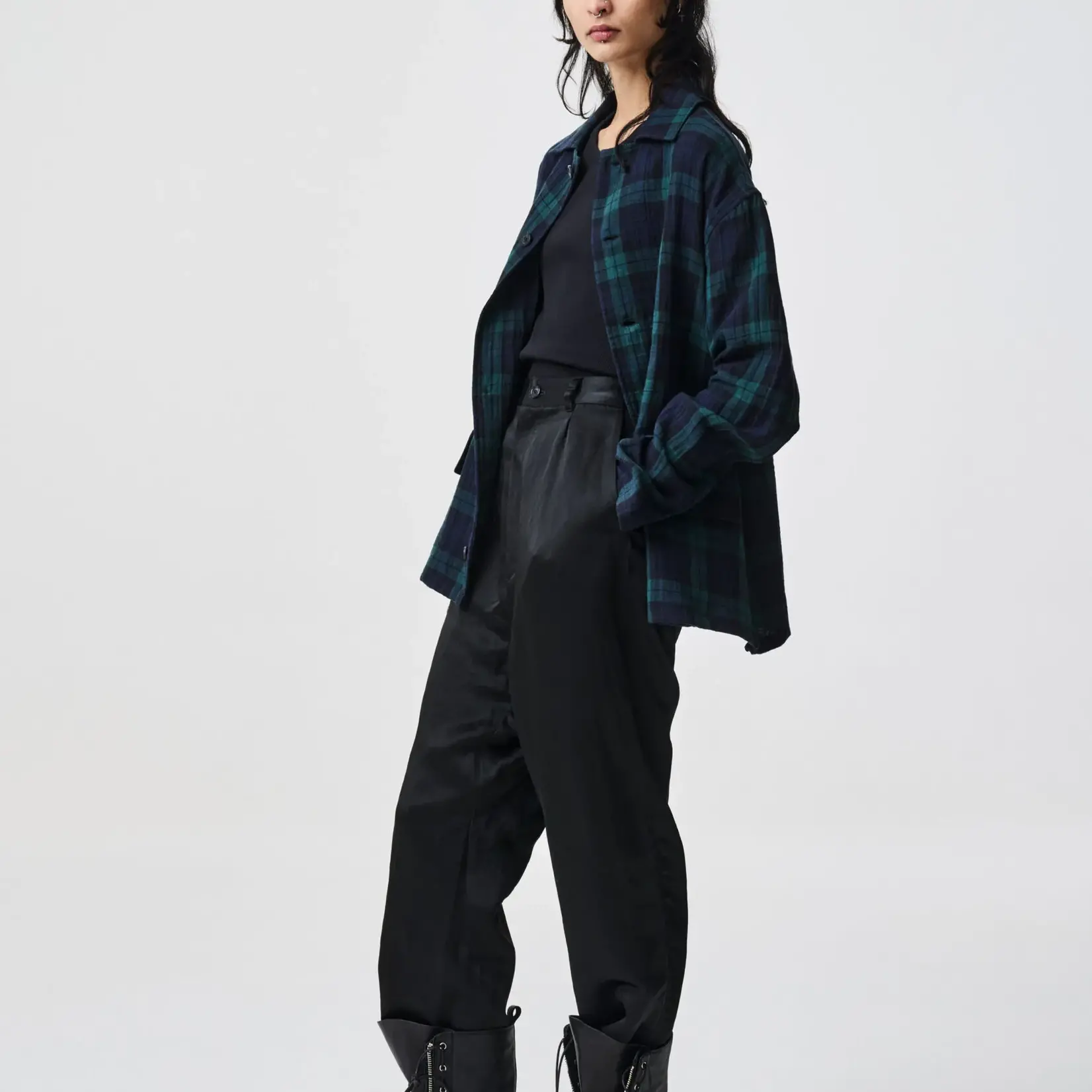 ADNYM Adnym Blade shirt|green check