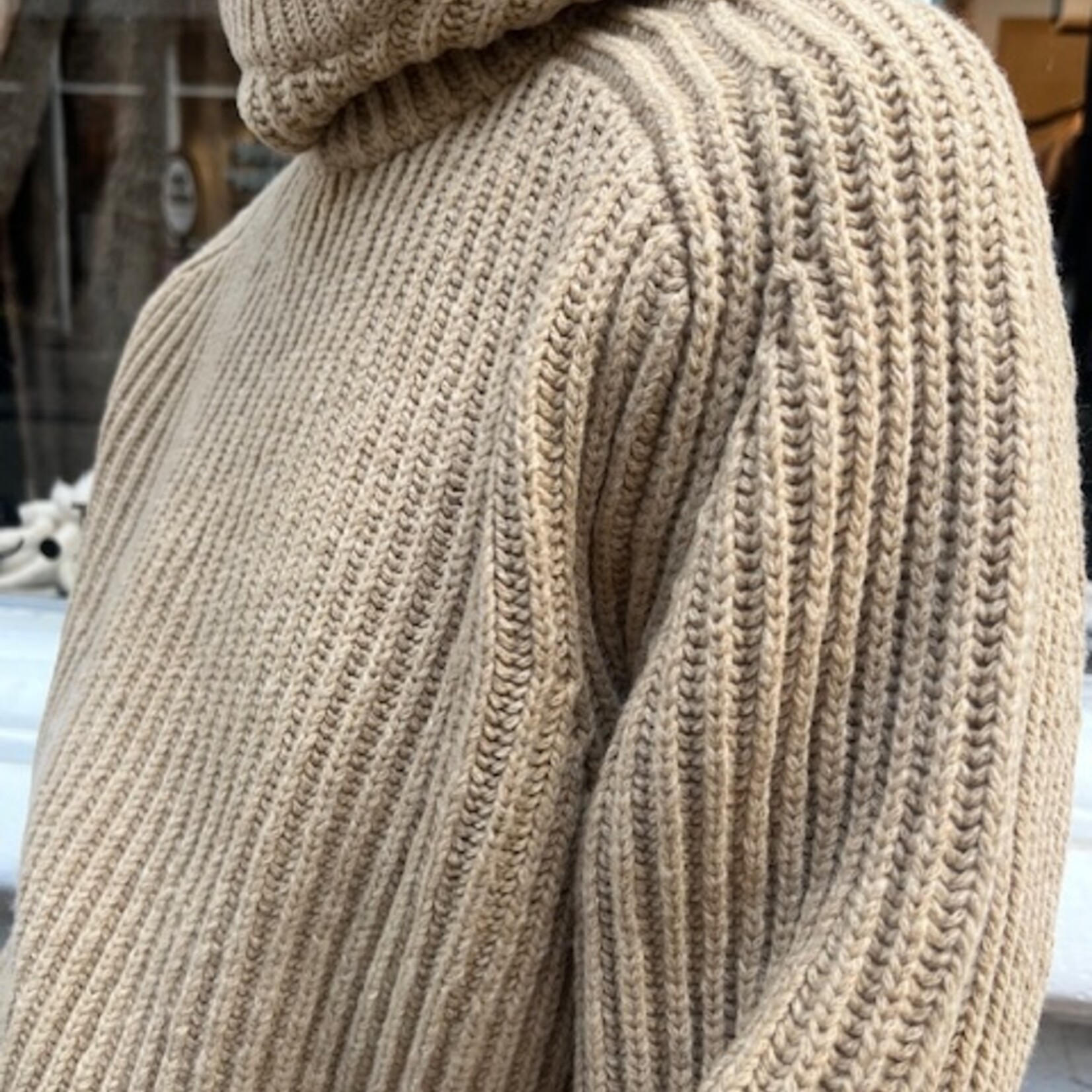 6397 6397 snood sweater |camel