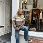 6397 6397 sedona hand knit | mink fairisle