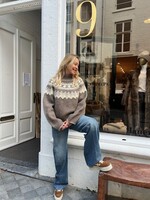 6397 6397 sedona hand knit | mink fairisle