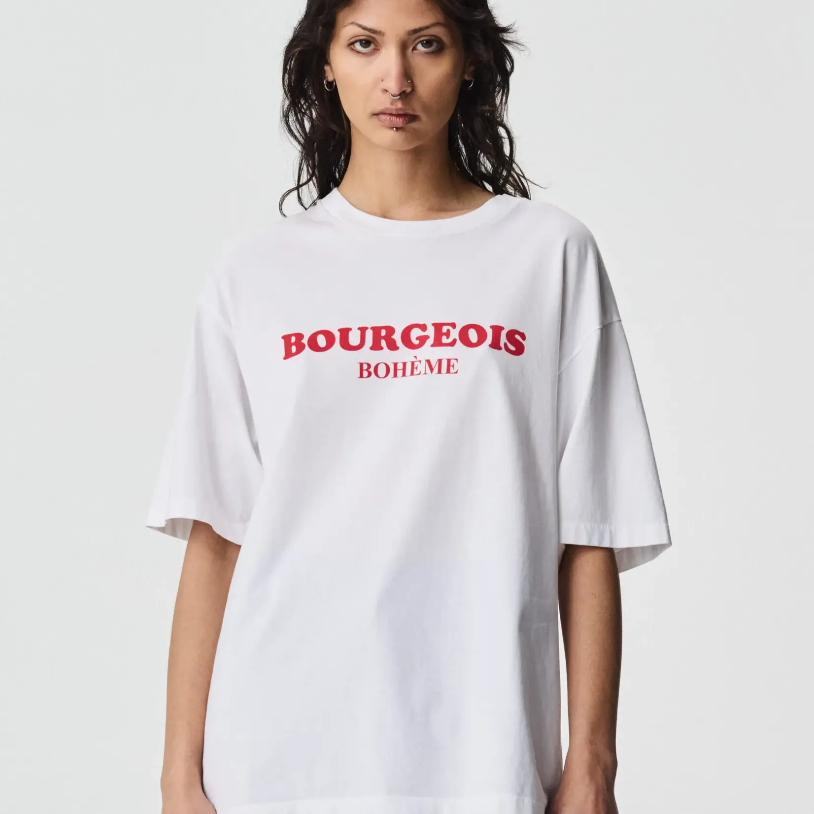 ADNYM Adnym Line Tee White Print