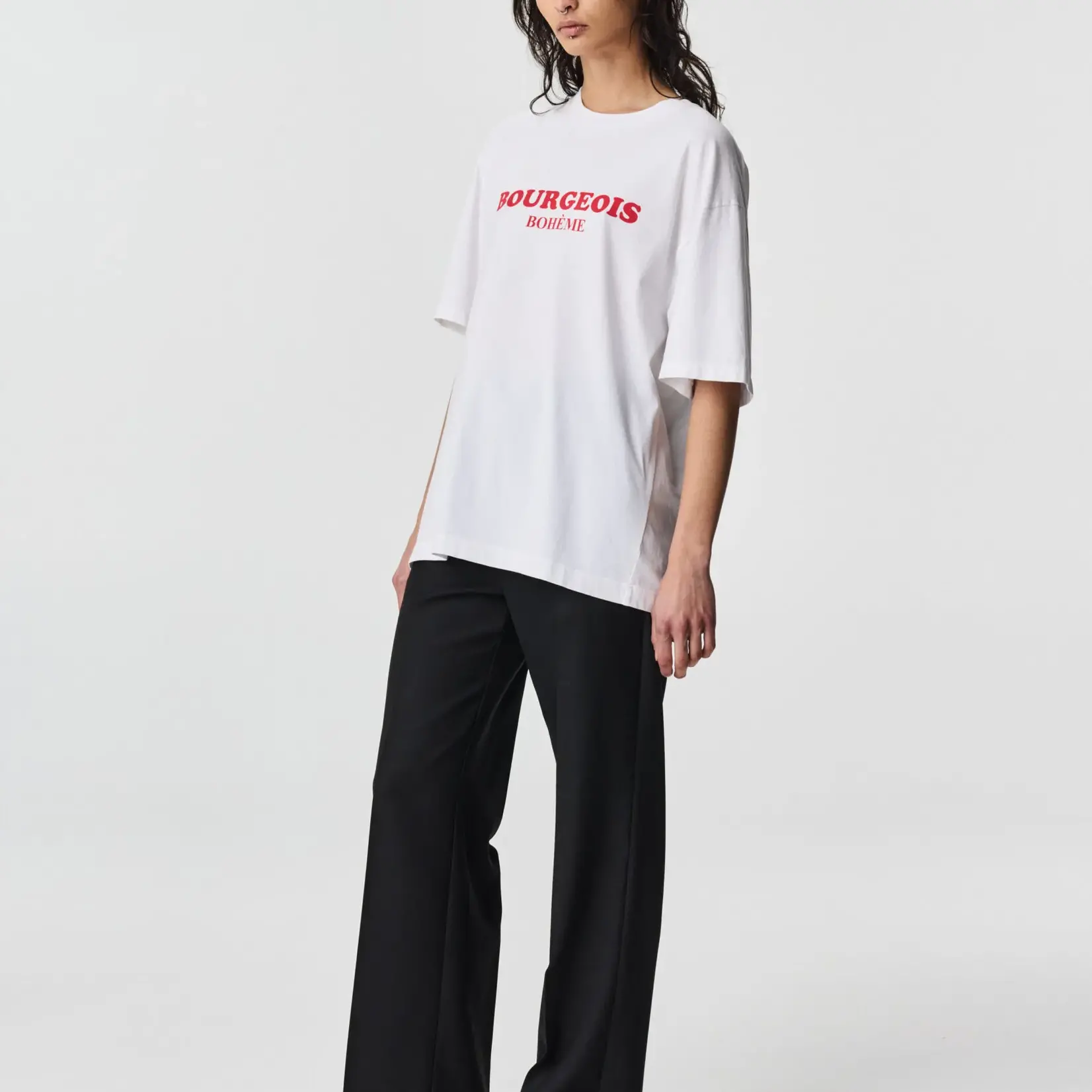 ADNYM Adnym Line Tee White Print