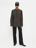 6397 6397 Minimalist Tuxedo Shirt . Mink