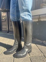 Durazzi Durazzi chunky heel riding boots |black