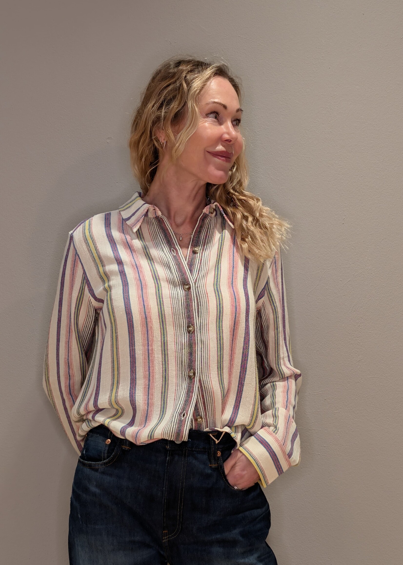 XIRENA Xirena Marcel Shirt | Tropez Stripe