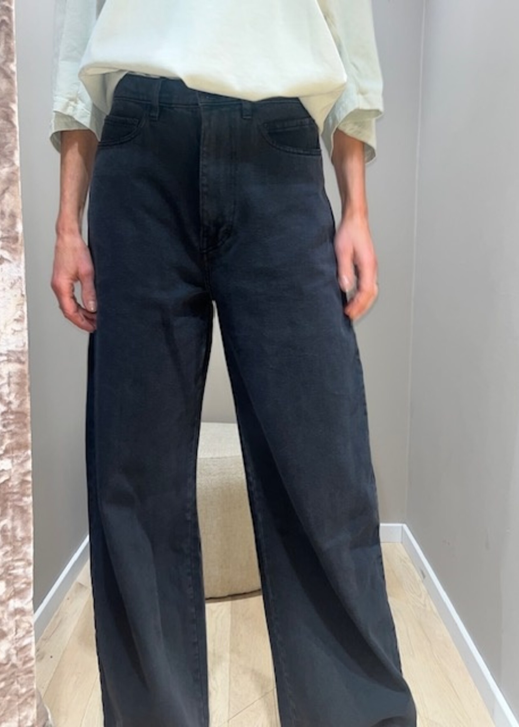 CHRISTIAN WIJNANTS Christian Wijnants Pullos wide fit jean | Deep petrol