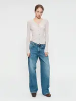 6397 6397 Big Twisted Seam ,Soft Mid  blue