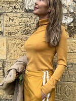 6397 6397 QuarterZip Turtle Neck | Marigold