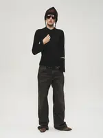 6397 6397 Big Twisted Seam | Mineral Black