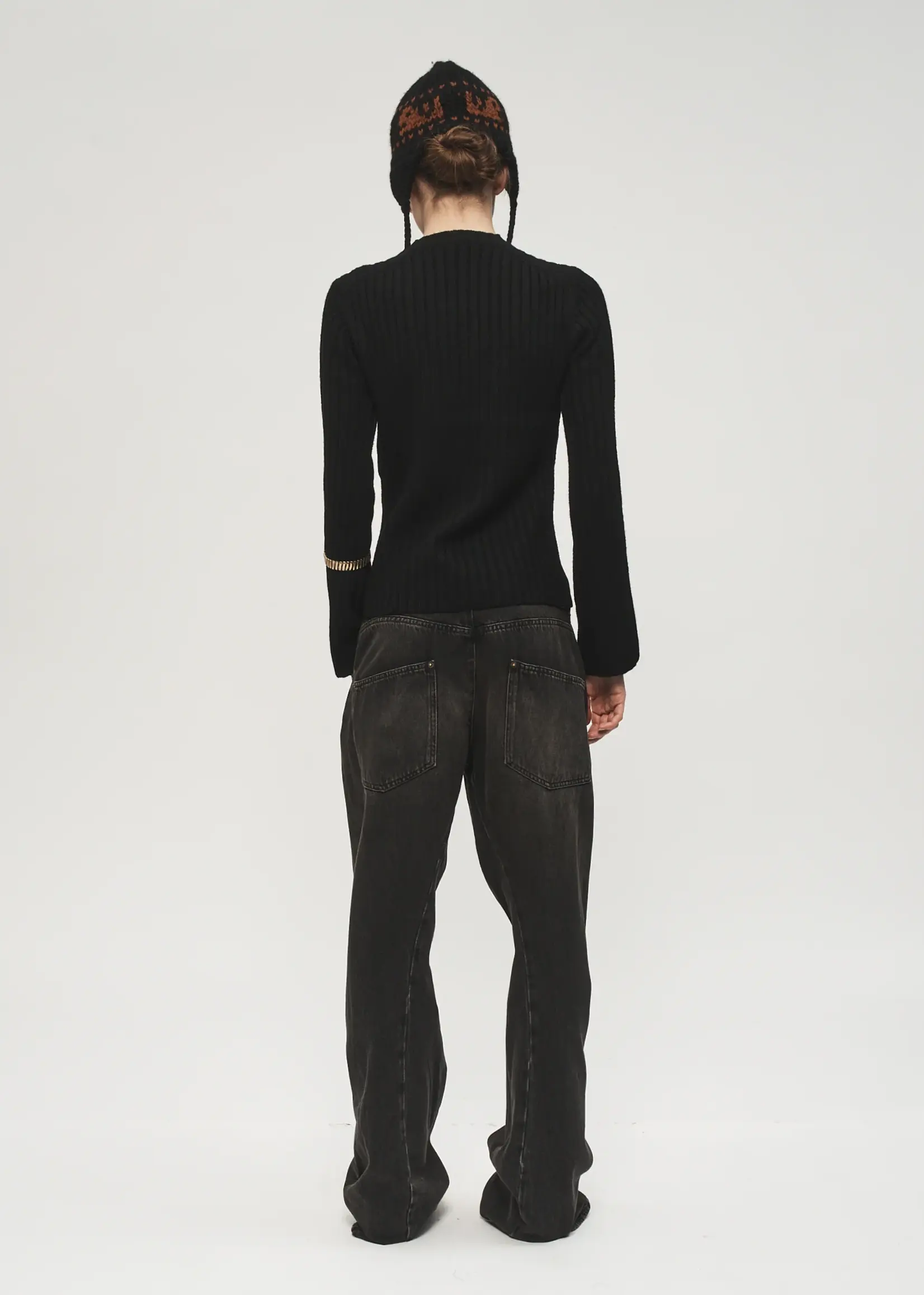 6397 6397 Big Twisted Seam,Mineral Black