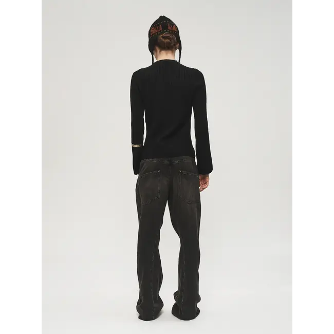 6397 6397 Big Twisted Seam | Mineral Black