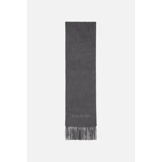 ACNE STUDIOS Acne Studios Wool Logo Scarf | Gray Melange