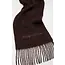 ACNE STUDIOS Acne Studios Wool Logo Scarf | Dark Brown Melange